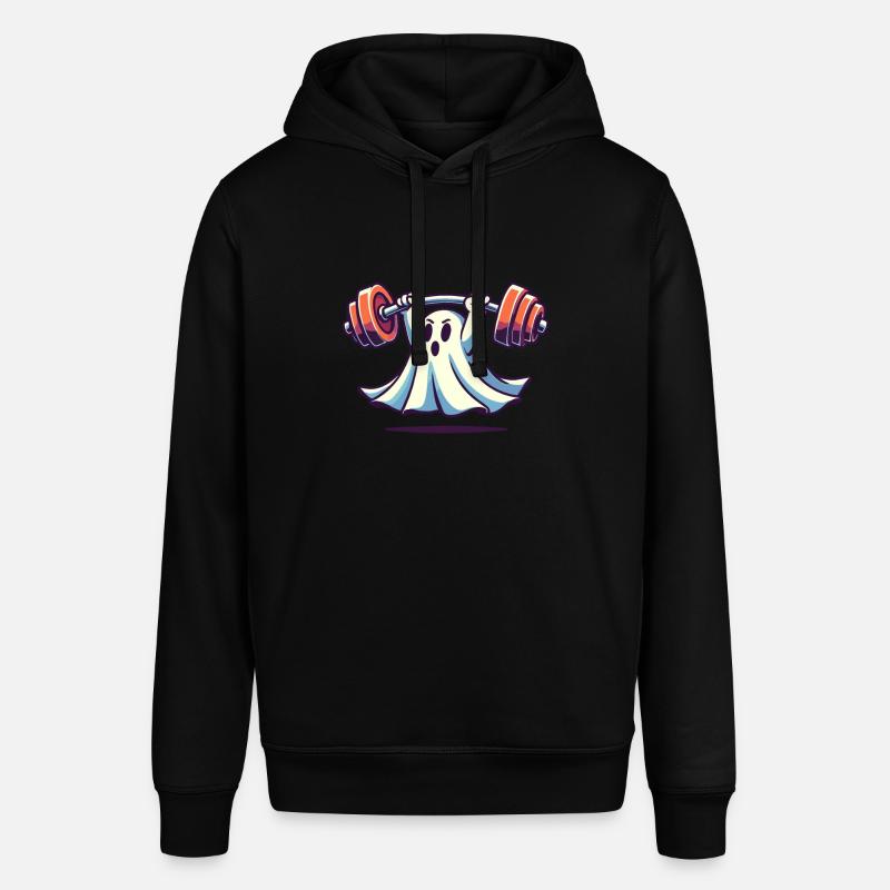 Musculation Ghost Drôle Gym Ghost - Sweat à capuche SOUNDER Stanley/Stella Unisexe - noir
