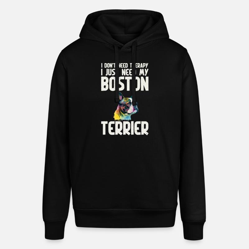Cadeaux Boston Terrier - Sweat à capuche SOUNDER Stanley/Stella Unisexe - noir