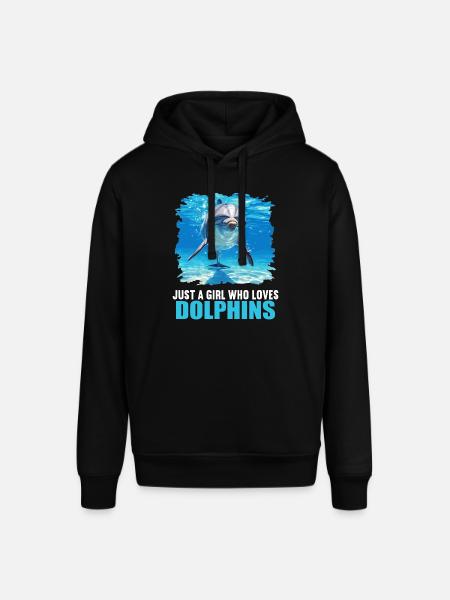 Dolphin Dolphins Dolphin - Stanley/Stella SOUNDER Unisex Hoodie - black