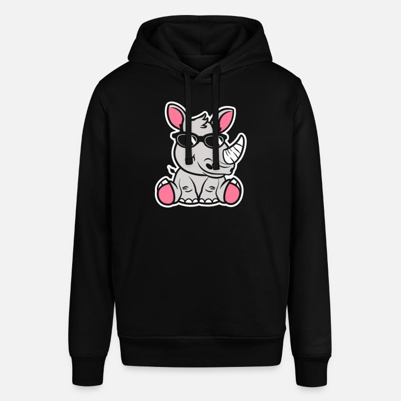 rhinocéros - Sweat à capuche SOUNDER Stanley/Stella Unisexe - noir