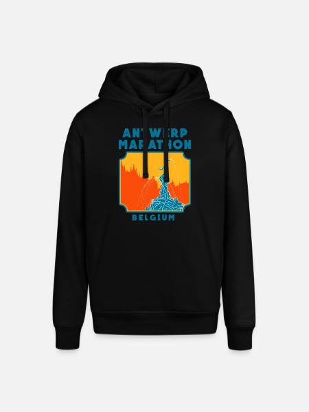 Antwerp Marathon - Belgium - Stanley/Stella SOUNDER Unisex Hoodie - black