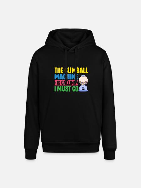 Gumball Machine Chewing Gum Machine - Stanley/Stella SOUNDER Unisex Hoodie - black