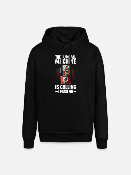 Gumball Machine Chewing Gum Machine - Stanley/Stella SOUNDER Unisex Hoodie - black
