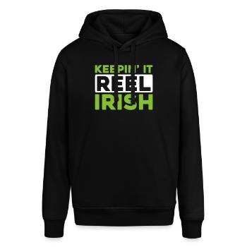 Irish Dance Irischer Tanz - Stanley/Stella SOUNDER Unisex Hoodie - black - Front - Alina (178cm) & Michal (187cm)