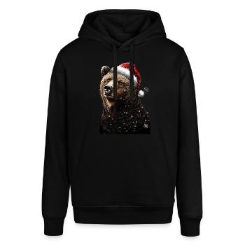 Tragen - Stanley/Stella Unisex Hoodie SOUNDER - Schwarz - Vorne - Alina (178cm) & Michal (187cm)