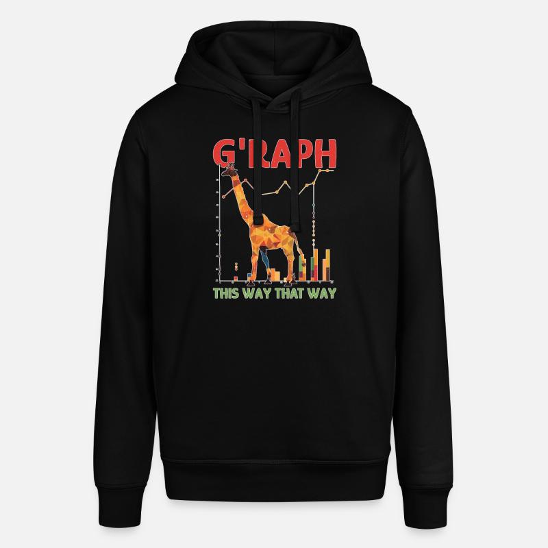 G'Raph This Way That Way - Stanley/Stella Unisex Hoodie SOUNDER - Schwarz