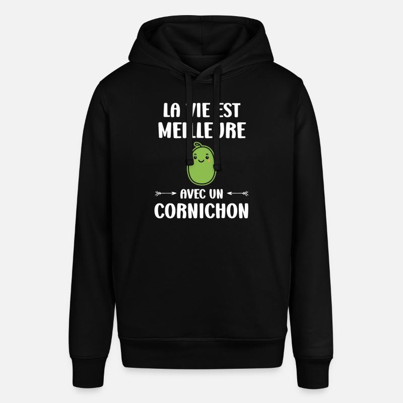 cornichon - Sweat à capuche SOUNDER Stanley/Stella Unisexe - noir