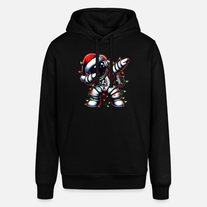 Dabbing astronaute Noël mignon Noël - Sweat à capuche SOUNDER Stanley/Stella Unisexe - noir
