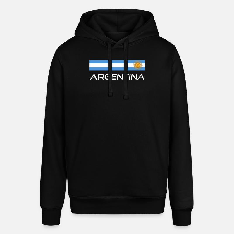 Argentine Cadeau Argentine Drapeau argentin - Sweat à capuche SOUNDER Stanley/Stella Unisexe - noir