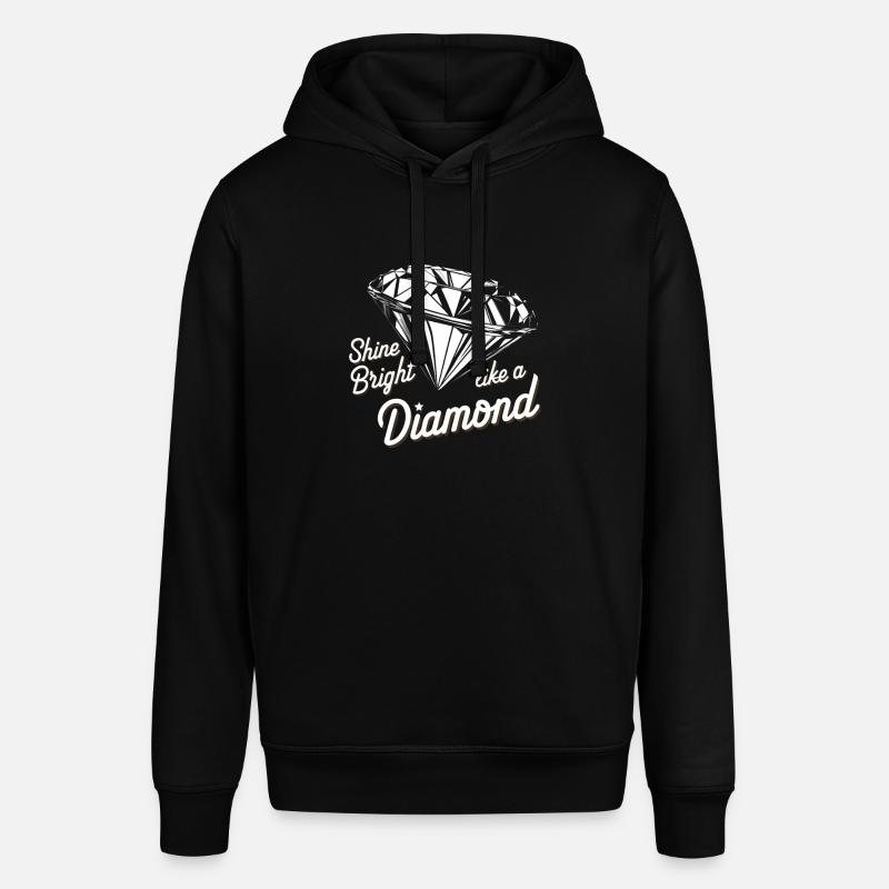 Brille comme un diamant - Sweat à capuche SOUNDER Stanley/Stella Unisexe - noir