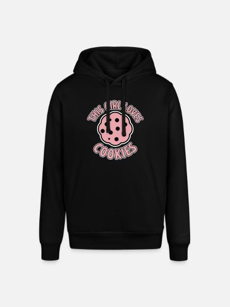 Cookies Siger Chokoladekager Sjov Cookie Gave - Stanley/Stella SOUNDER unisex hoodie - sort