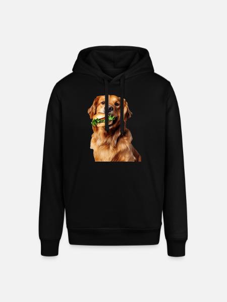 Golden Retriever - Stanley/Stella SOUNDER Unisex Hoodie - black