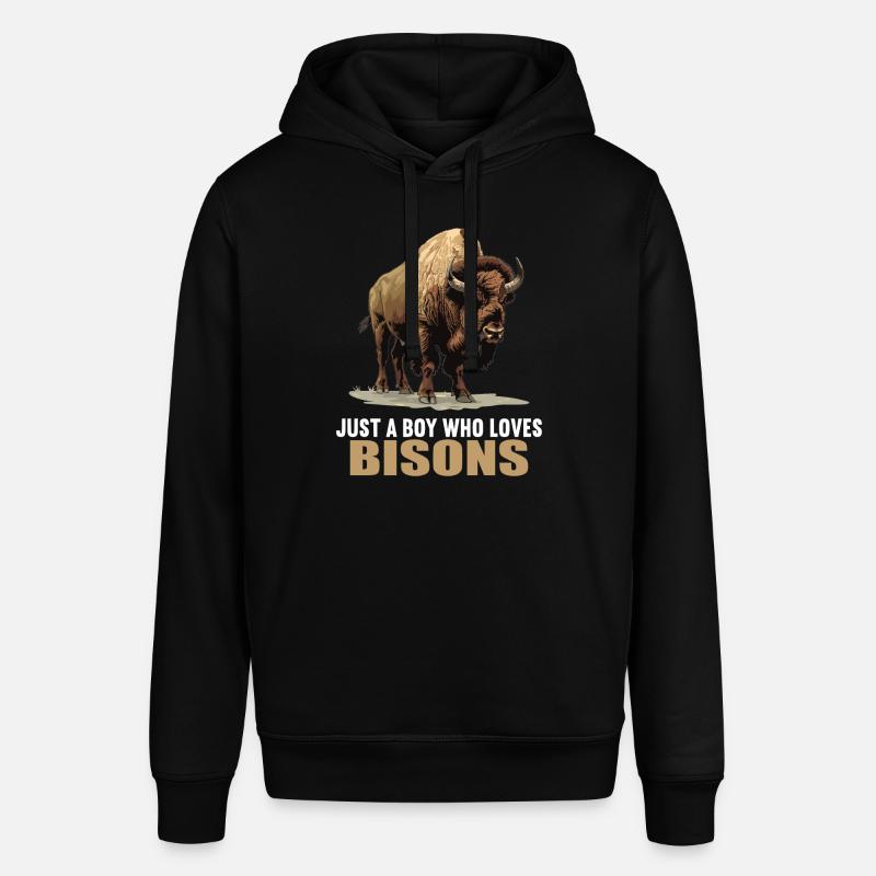 Bisons Bison - Sweat à capuche SOUNDER Stanley/Stella Unisexe - noir