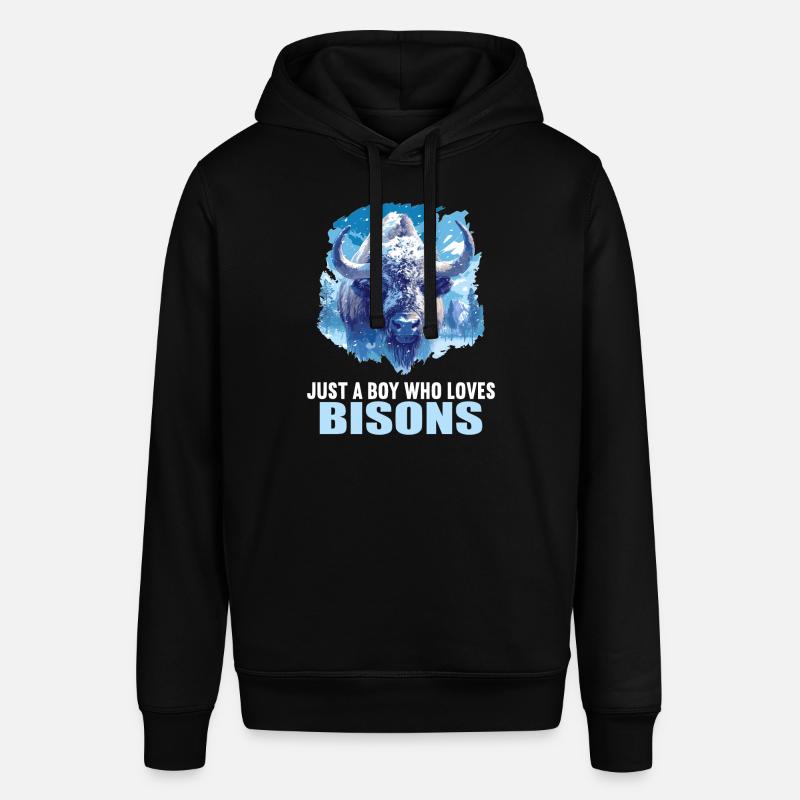 Bisons Bison - Sweat à capuche SOUNDER Stanley/Stella Unisexe - noir