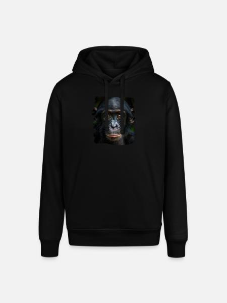 Bonobos Bonobo - Stanley/Stella SOUNDER Unisex Hoodie - black