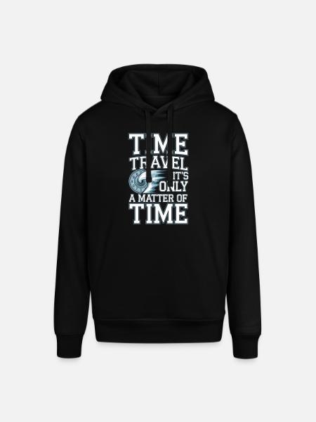 Zeitreise-sci-fi-enthusiast Und Zeitmaschine - Stanley/Stella Unisex Hoodie SOUNDER - Schwarz
