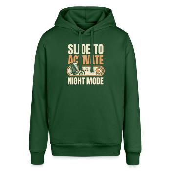 Slide To Activate Night Mode Opera House Lover - Stanley/Stella SOUNDER Unisex Hoodie - bottle green - Front - Alina (178cm) & Michal (187cm)