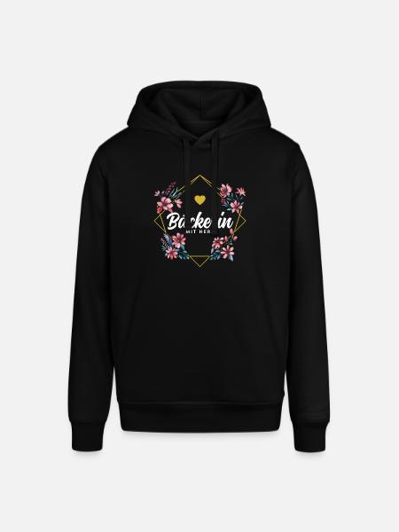 Bäckerin mit Herz - Stanley/Stella Unisex Hoodie SOUNDER - Schwarz