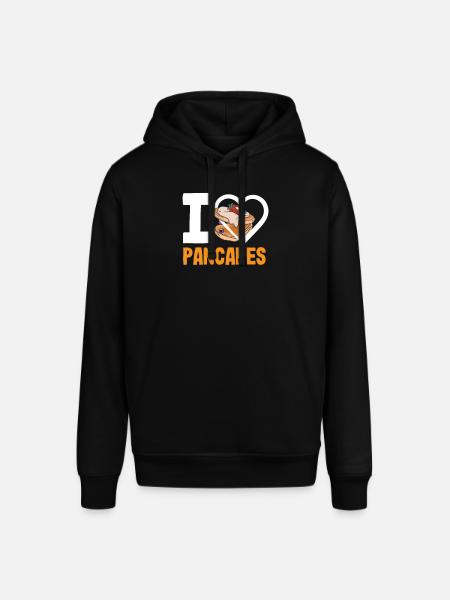 Funny Pancake Lover Gift - Stanley/Stella SOUNDER Unisex Hoodie - black
