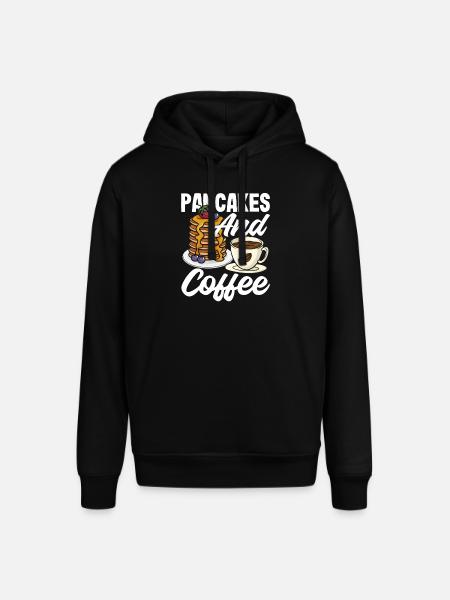 Funny Pancake Lover Gift - Stanley/Stella SOUNDER Unisex Hoodie - black