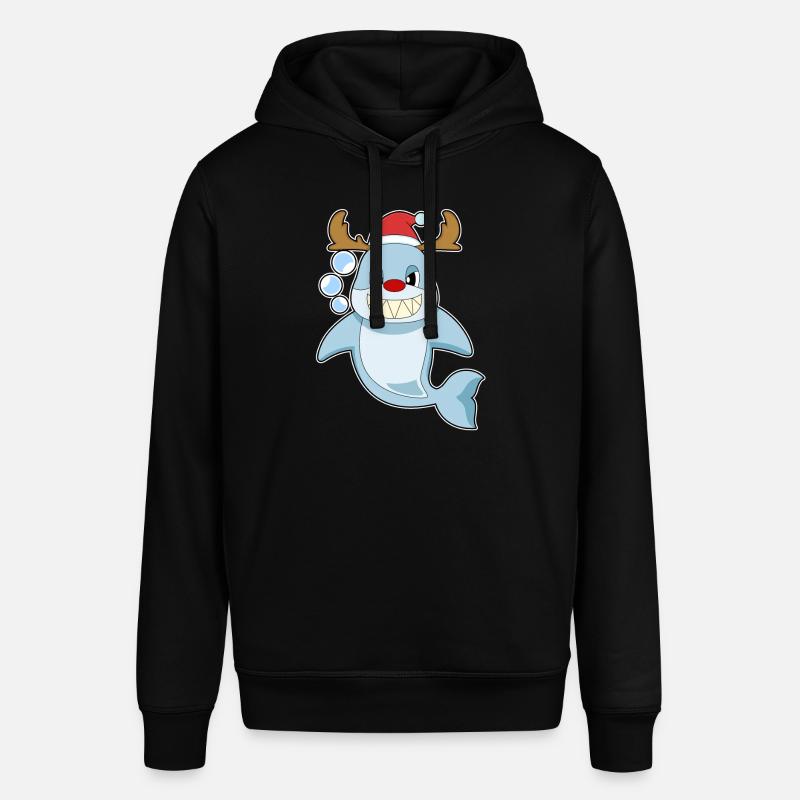 Requin Noël renne - Sweat à capuche SOUNDER Stanley/Stella Unisexe - noir