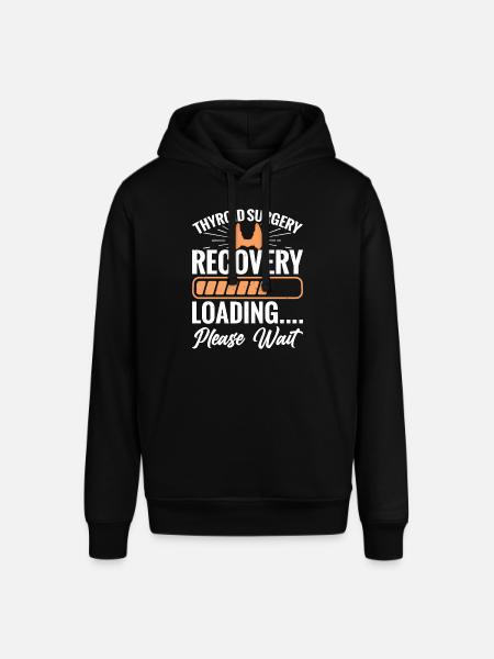 Recovery After Thyroid Surgery Is - Stanley/Stella SOUNDER Unisex Hoodie - black