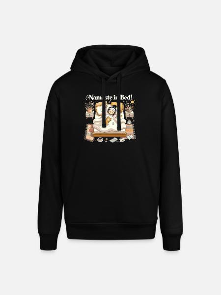 Namaste im Bett - Stanley/Stella Unisex Hoodie SOUNDER - Schwarz