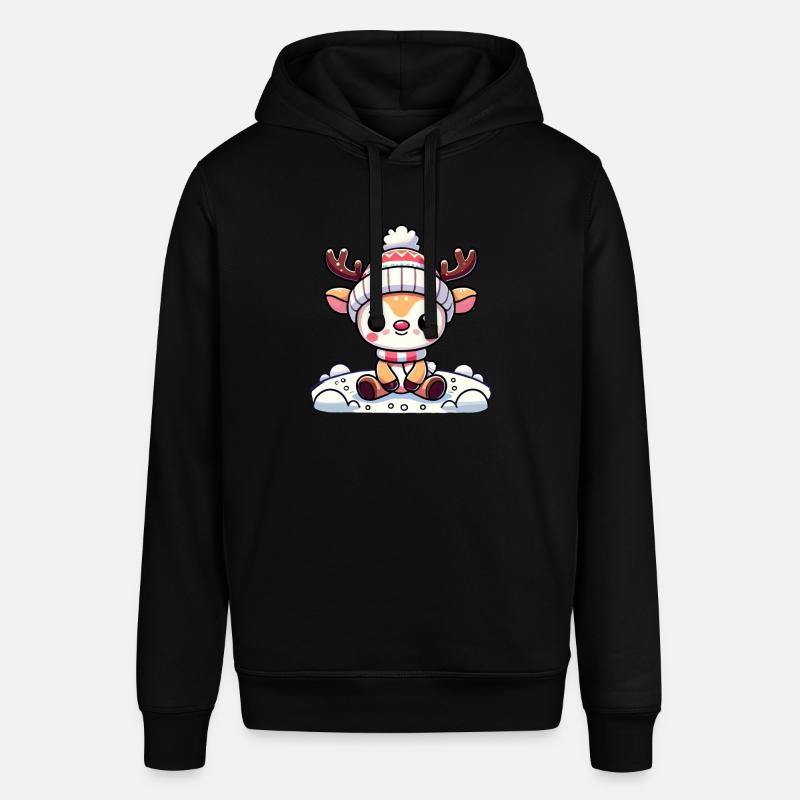 Noël mignon renne - Sweat à capuche SOUNDER Stanley/Stella Unisexe - noir