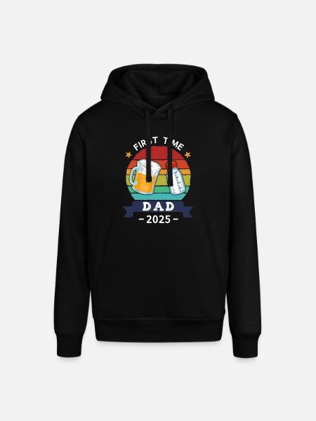 First Time Dad 2025 - Stanley/Stella SOUNDER Unisex Hoodie - black