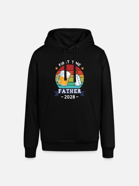 First Time Father 2028 - Stanley/Stella SOUNDER Unisex Hoodie - black