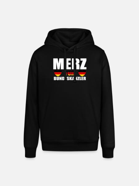 Merz for Bundeskanzler - Stanley/Stella Unisex Hoodie SOUNDER - Schwarz