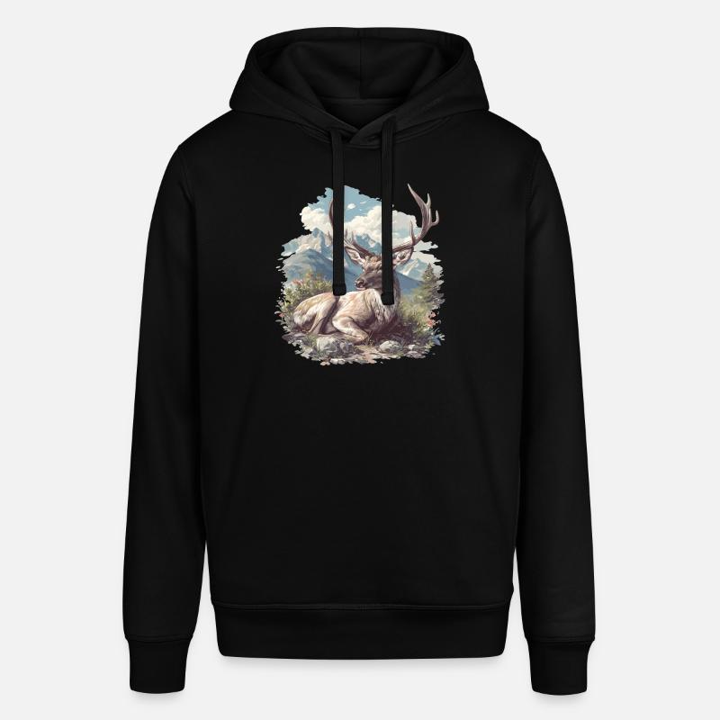Cerf Cerf - Sweat à capuche SOUNDER Stanley/Stella Unisexe - noir