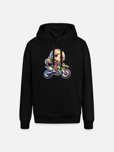 Motocross Women Girls Girl - Stanley/Stella SOUNDER Unisex Hoodie - black