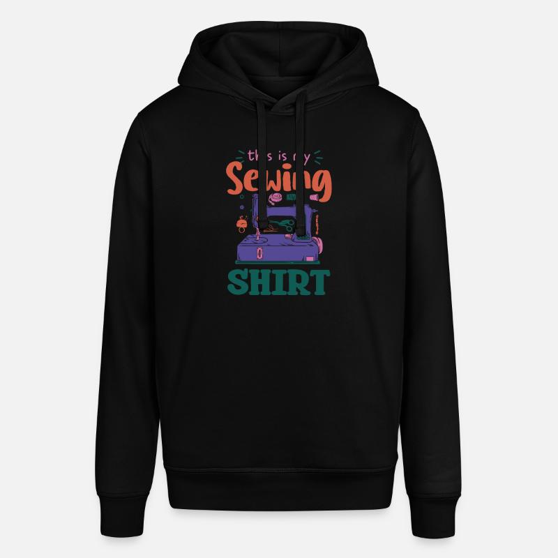 C’est ma chemise de couture Couture créative - Sweat à capuche SOUNDER Stanley/Stella Unisexe - noir