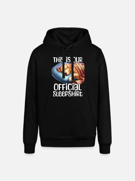 Funny Retriever Sleep Shirt - Stanley/Stella SOUNDER Unisex Hoodie - black
