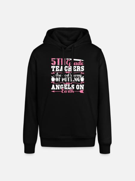 God Made 5th Grade Teachers - Stanley/Stella SOUNDER Unisex Hoodie - black