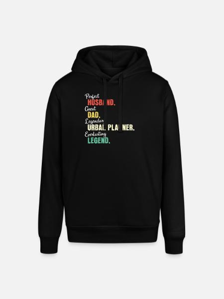 City Planner Dad - Stanley/Stella SOUNDER Unisex Hoodie - black
