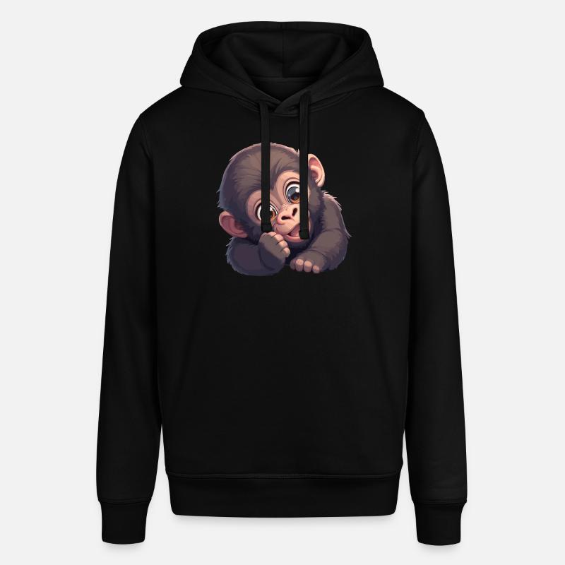 Gorilles Gorilles - Sweat à capuche SOUNDER Stanley/Stella Unisexe - noir