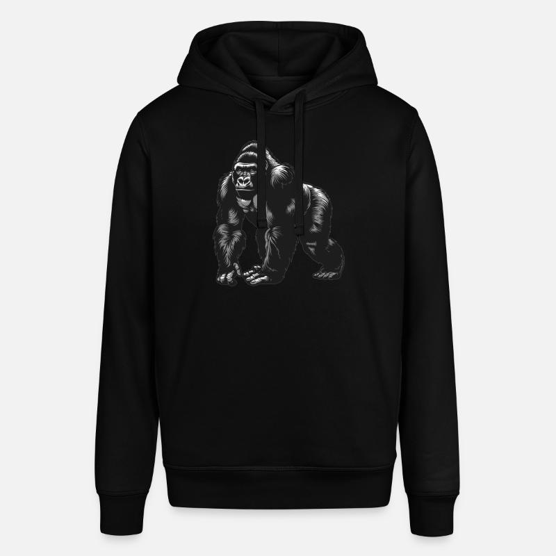 Gorilles Gorilles - Sweat à capuche SOUNDER Stanley/Stella Unisexe - noir