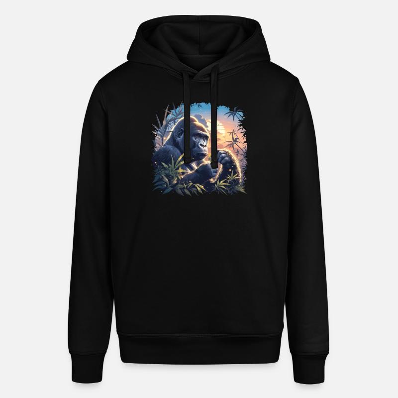 Gorilles Gorilles - Sweat à capuche SOUNDER Stanley/Stella Unisexe - noir