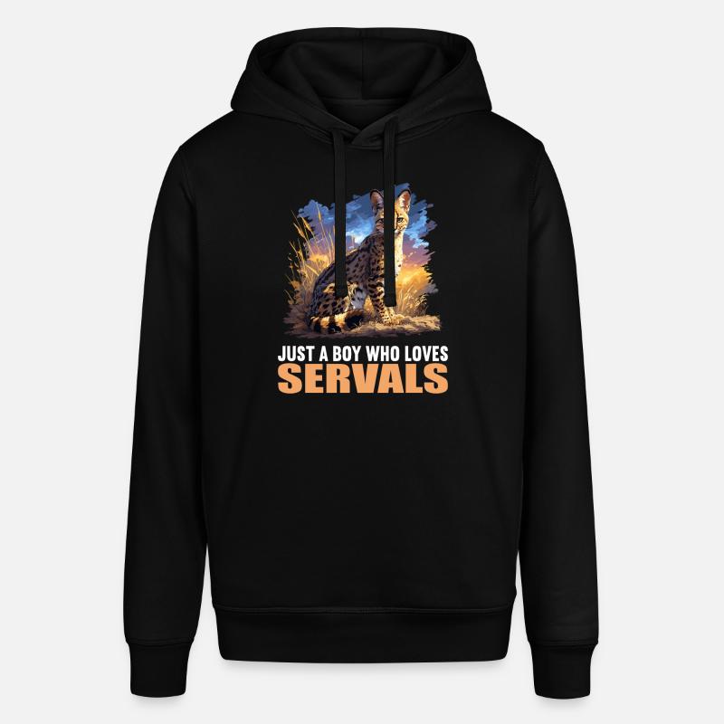 Servale Serval - Sweat à capuche SOUNDER Stanley/Stella Unisexe - noir