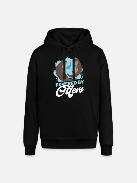 Otter Powered By Otters - Stanley/Stella SOUNDER Unisex Hoodie - black