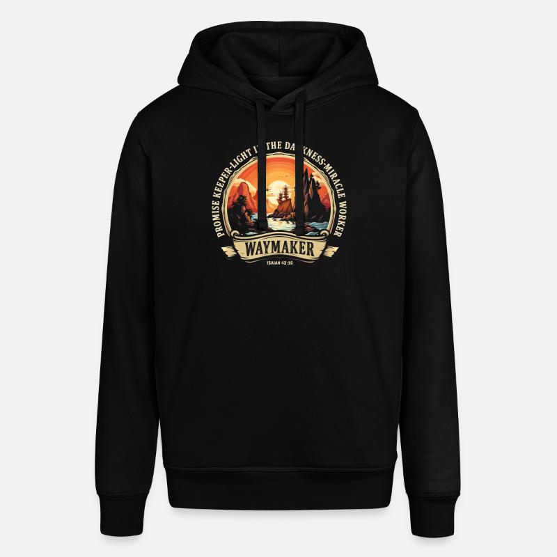 Wegweiser, Versprechenshüter, Wundertäter - Stanley/Stella Unisex Hoodie SOUNDER - Schwarz