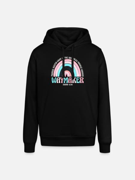 Wegweiser, Versprechenshüter, Wundertäter - Stanley/Stella Unisex Hoodie SOUNDER - Schwarz