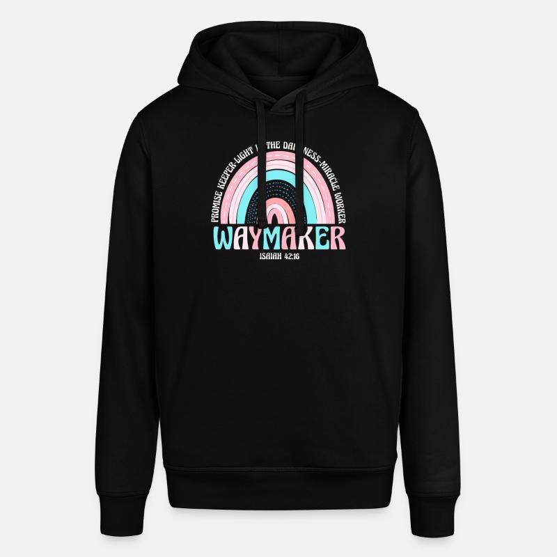 Wegweiser, Versprechenshüter, Wundertäter - Stanley/Stella Unisex Hoodie SOUNDER - Schwarz