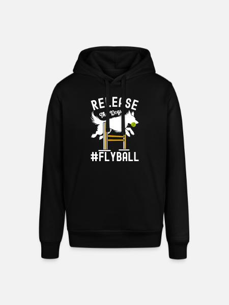 Flyball Hundesport - Stanley/Stella Unisex Hoodie SOUNDER - Schwarz