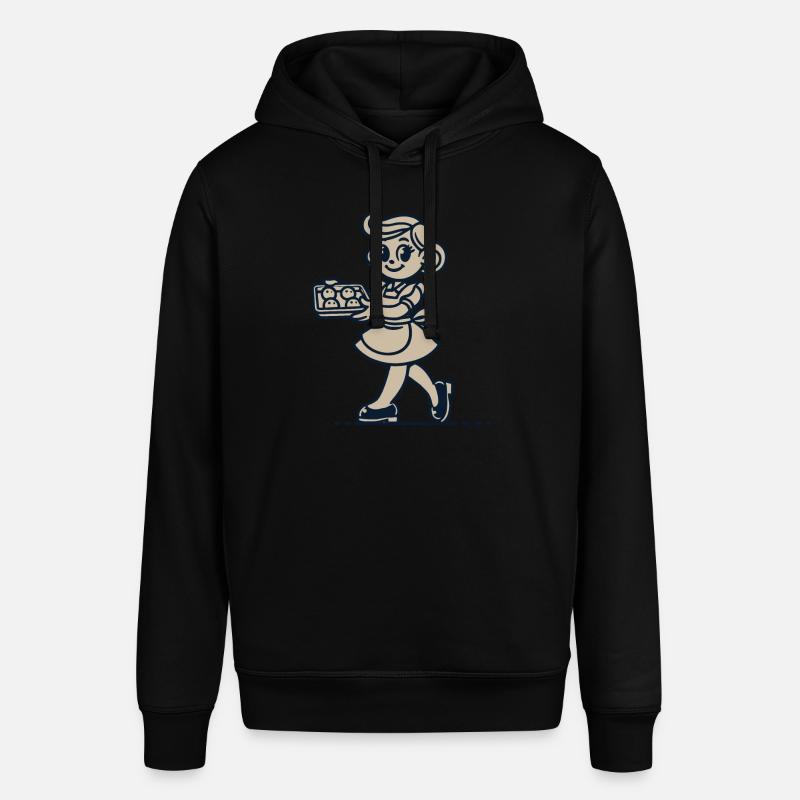 Cuisinier joyeux avec des biscuits - Sweat à capuche SOUNDER Stanley/Stella Unisexe - noir