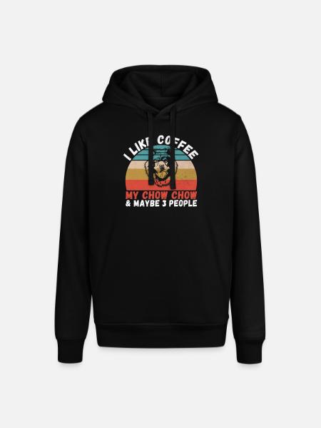 Chow Chow Gifts - Stanley/Stella SOUNDER Unisex Hoodie - black