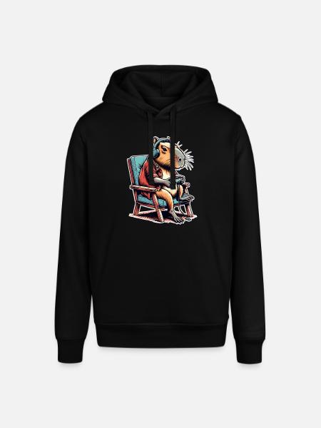 Capybara Gaming Nerd - Stanley/Stella SOUNDER Unisex Hoodie - black