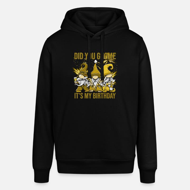 Gnome c’est mon anniversaire - Sweat à capuche SOUNDER Stanley/Stella Unisexe - noir